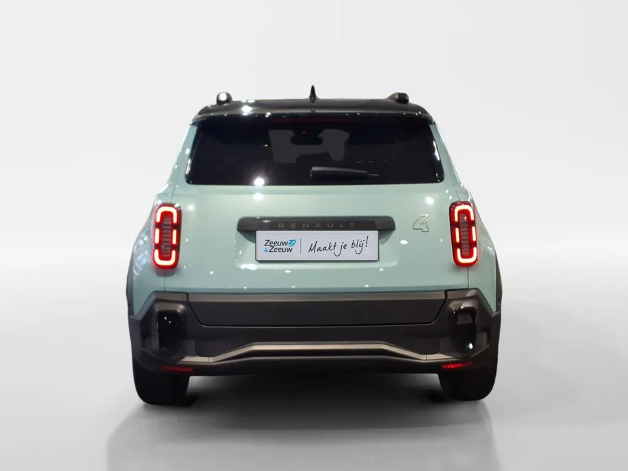Renault 4 comfort range iconic 52 kWh | Direct leverbaar €1.800,- korting | Gratis 5 Jaar Garantie | LMV | Carplay | Adapter V2L | Elektrische achterklep |