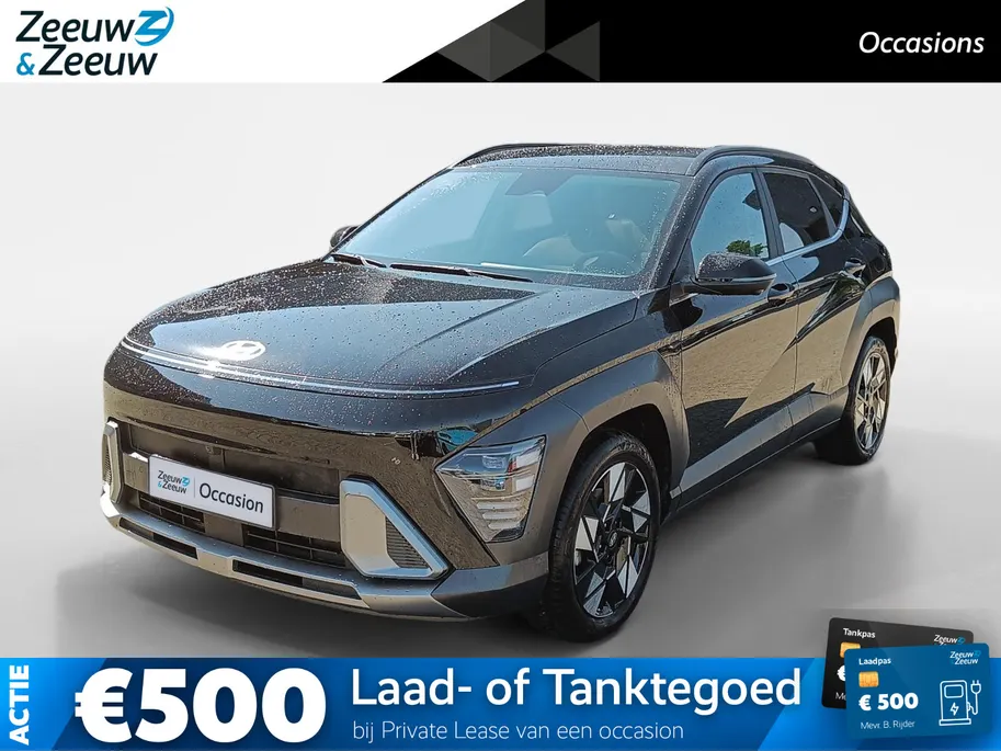Hyundai Kona 1.6 GDI HEV Premium | Apple Carplay/Android Auto | Rondom camera | lederen bekleding