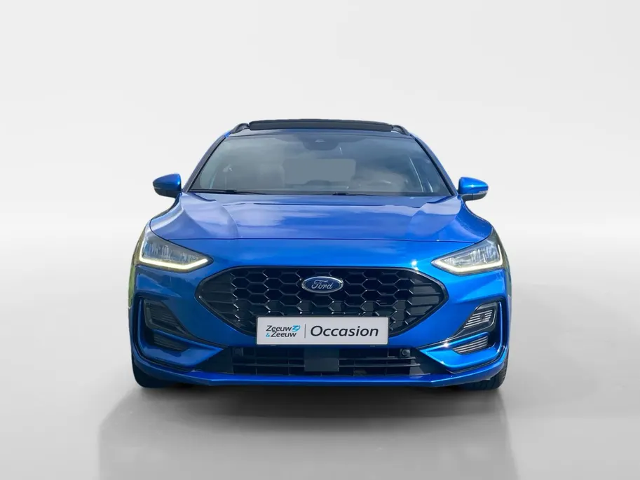 Ford Focus Wagon 1.0 EcoBoost Hybrid ST Line X |Winterpack | Driver Assistancepack | Afn. Trekhaak | Panoramadak | Adaptive Cruisecontrol | Dodehoekdetectie | Camera | 17' Lichtmetaal | B&O Audio |