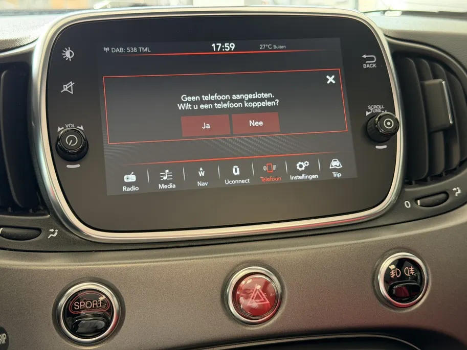 Abarth 595C 1.4 T-Jet 165 PK Turismo | Leder | Carplay | Monza | Beats | 17'