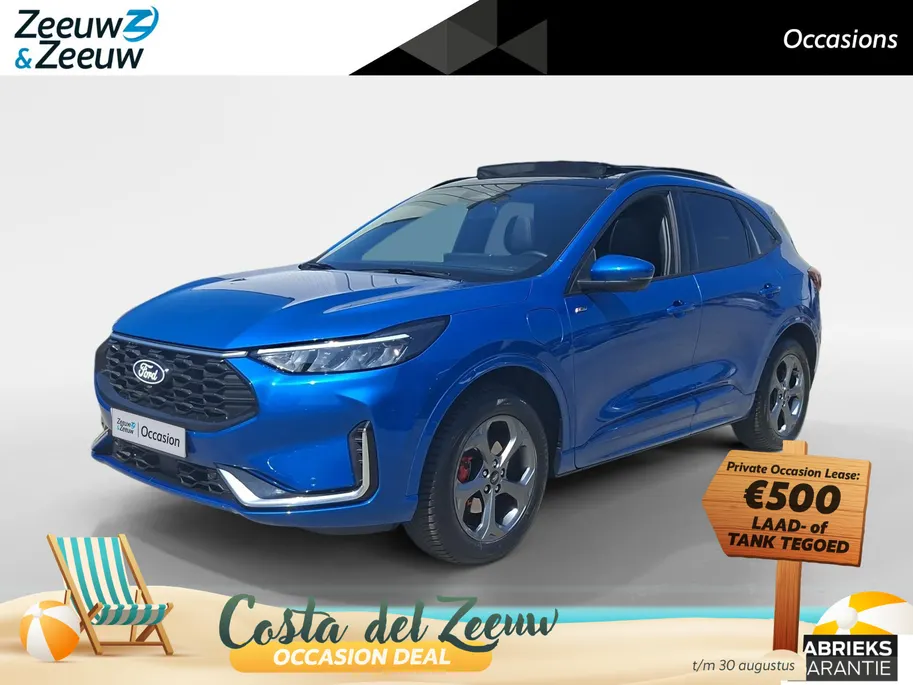 Ford Kuga 2.5 PHEV ST-Line X | Winterpack | Wegklapbare trekhaak | Kantel / schuifdak | 2100kg trekgewicht | Direct leverbaar!