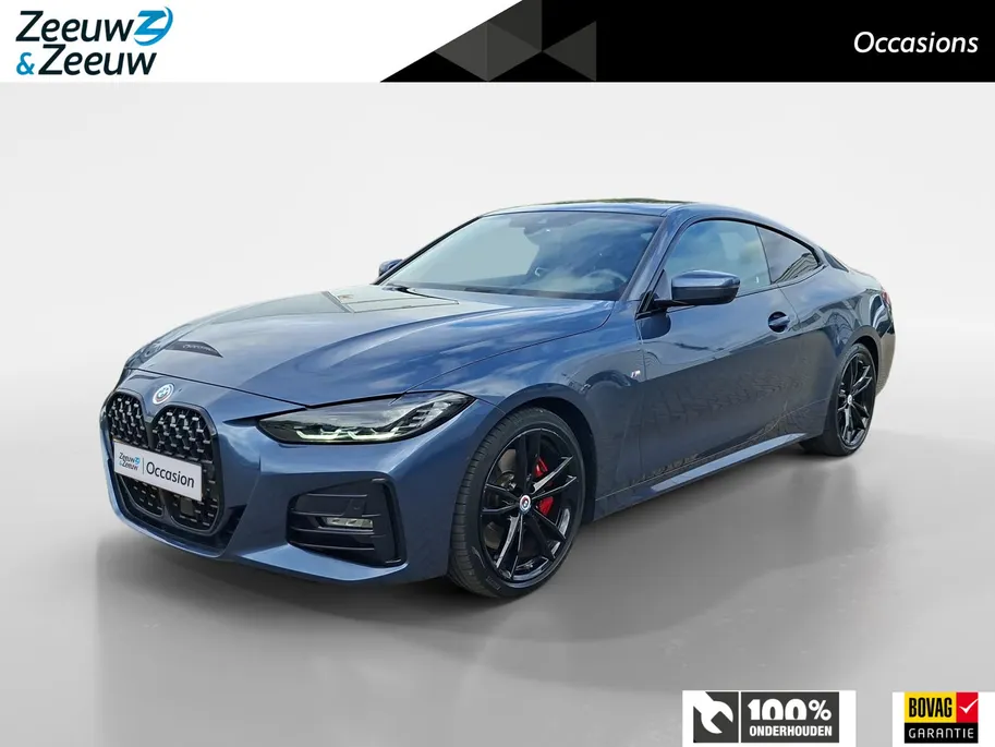 BMW 4 Serie Coupé 420i High Executive | Dealeronderhouden | M Sport pack | Safety pack | 19inch | Stuurverwarming | Volledig lederen bekleding