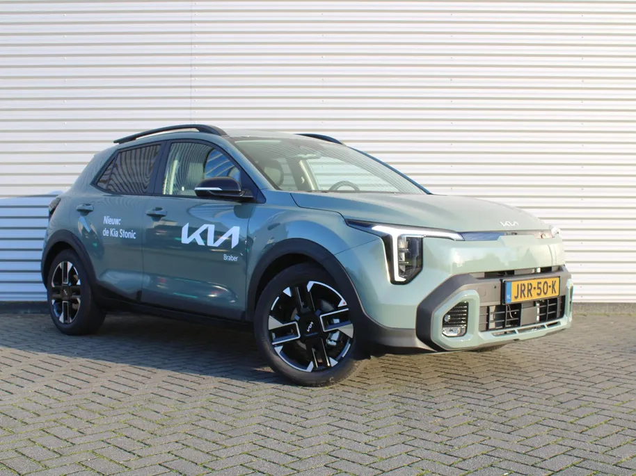 Kia Stonic 1.0 T-GDi MHEV GT-Line | Stuur-/stoelverwarming | Schuifdak | Camera | Cruise adapt. | Dodehoek detectie | Clima | Navi | 17' LM | LED |