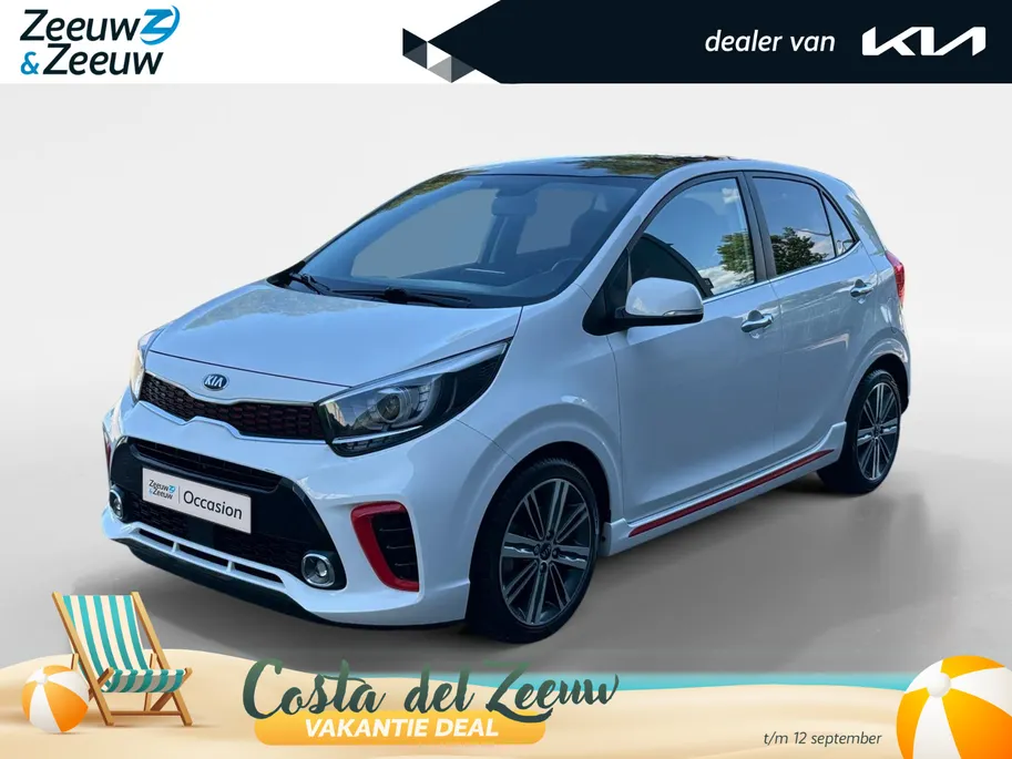 Kia Picanto 1.2 CVVT GT-Line | 84 PK! | Camera | Keyless |Leder | Stoel + Stuurverwarming | Apple Carplay | Android Auto | Lichtmetalen Velgen |