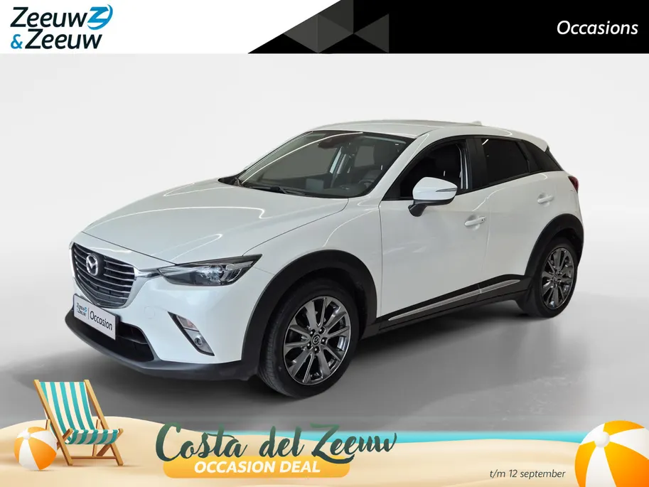 Mazda CX-3 2.0 SkyActiv-G 120 GT-Luxury | Automaat | Climate Control | Cruise Control | Memory Stoelen | LM Velgen | Afneembare Trekhaak | Lederen Bekleding | Navigatie |