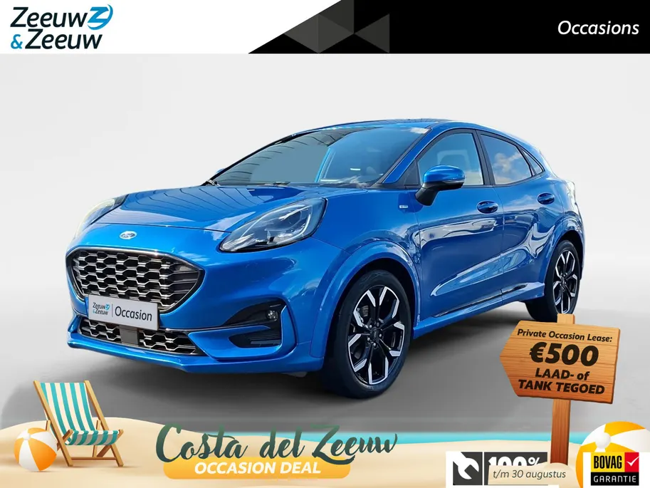 Ford Puma 1.0 EcoBoost Hybrid ST-Line X | Dealer onderhouden | Navigatie | Parkeer sensoren | Cruise control | 18'' velgen | B&O