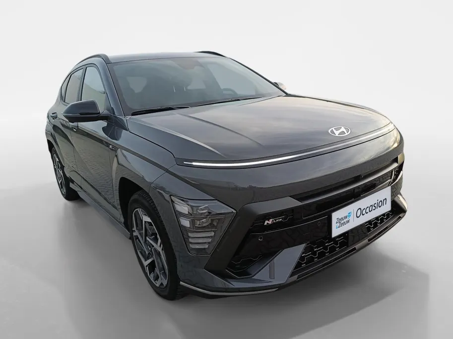 Hyundai Kona 1.6 GDI HEV N Line TREKHAAK | ALL SEASON BANDEN| NU RIJKLAARPRIJS!! Premiumpakker GRATIS!! Incl. 12 maanden garantie!