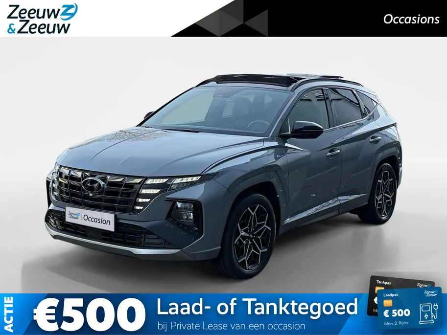 Hyundai Tucson 1.6 T-GDI PHEV N Line Sky 4WD | Pano | Trekhaak | Stoelventilatie/Verwarming | Stuurverwarming | 360 Camera | Keyless | Elektrische klep |