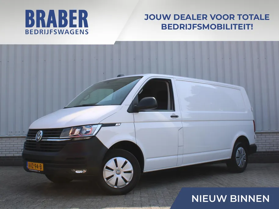 Volkswagen Transporter 2.0 TDI L2H1 28 Comfortline | 3-zits | Airco | Cruise | PDC | Apple Carplay | Android Auto | Volledig betimmerd |