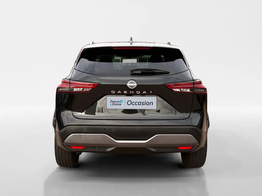 Nissan QASHQAI 1.3 MHEV Xtronic Tekna Plus *Automaat*Navi+360Camera*Winter Pack*Elekt. Stoelen*Lederen bekleding*HUD*Adapt. Cruise Control*Memory stoelen*1ste eigenaar!