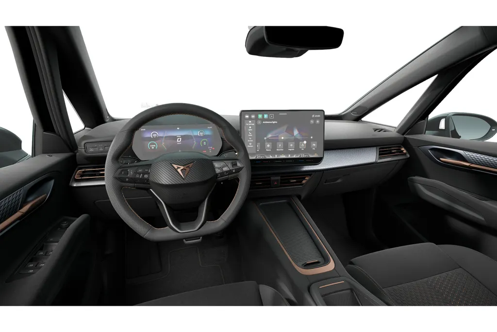 CUPRA Born Performance | Head-up Display met ‘Augmented Reality’ | Kinderzitbevestiging vóór en 2e zitrij (ISOFIX) | Rijprofielkeuze
