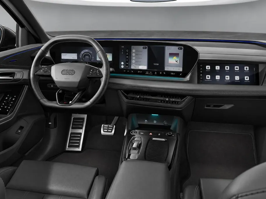 Audi Q6 e-tron S edition performance 100 kWh 306 PK · Adaptieve luchtvering · Glazen panoramadak · Trekhaak elek. wegklapbaar