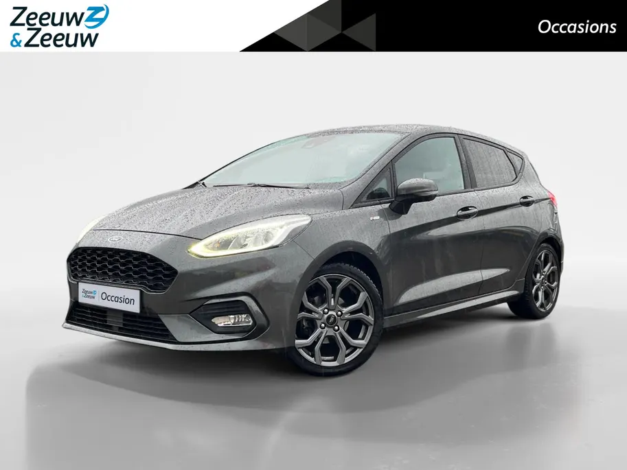 Ford Fiesta 1.0 EcoBoost ST-Line |Apple Carplay/Android Auto|lichtmetalen velgen 17'| Spoiler| Voorruitverwarming|12 maanden Bovag garantie|