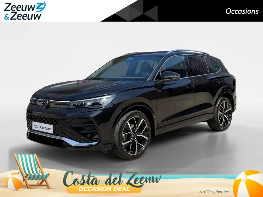 Volkswagen Tiguan 1.5 eTSI R-Line Business | Elektrisch wegklapbare trekhaak | Stoelmassage | Elektrisch bedienbare achterklep | Achteruitrijcamera | Parkeersensoren voor- en achter | Navi | Adaptive cruise control | Sportstoelen