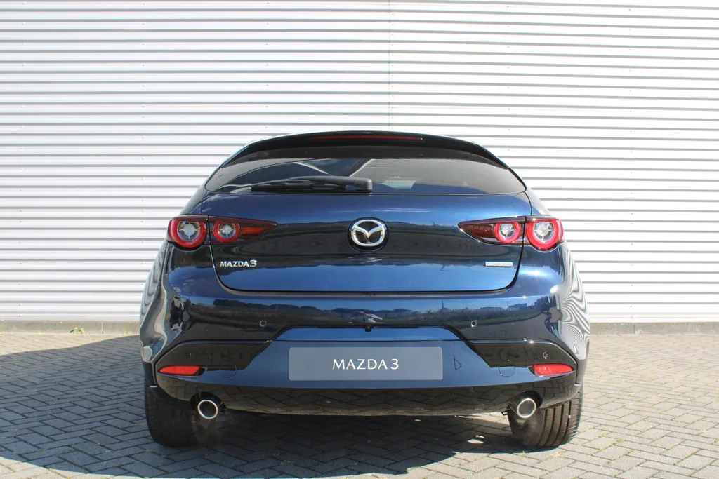 Mazda 3 2.0 e-SkyActiv-G 122PK 6MT Exclusive-line | Leder | Bose Audio | 360° Camera | Elek. stoelverstelling | Keyless | Heads up Display |