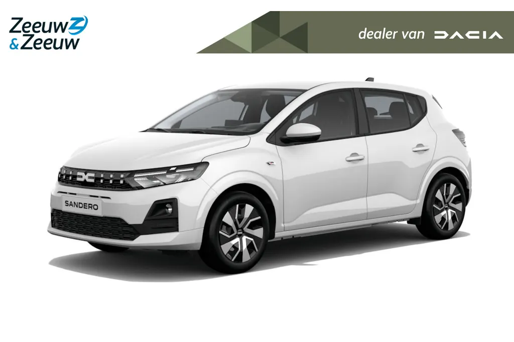 Dacia Sandero TCe 100 expression | Nu met € 450,- Zeeuw en Zeeuw actiekorting | financier tegen slechts 2,9% met Dacia Relaxplan