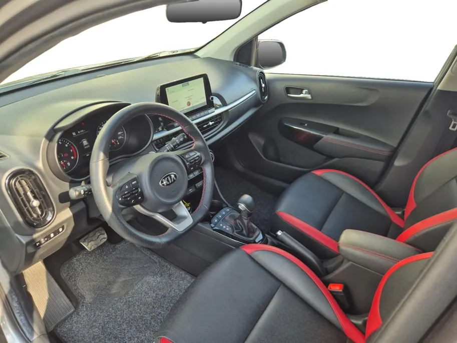Kia Picanto 1.0 DPi GT-Line | Cruise Control | Climate Control | Camera | Navigatie | Lederen Bekleding | Stoelverwarming | Stuurverwarming |