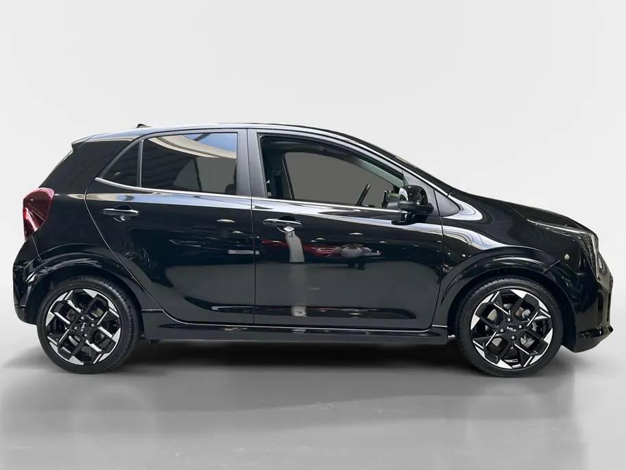 Kia Picanto 1.0 DPI GT-Line Automaat | Apple Carplay / Android Auto | Navigatiesysteem | Stoel + Stuurverwarming | Elektrisch Bedienbaar Schuif / Kanteldak | Parkeersensoren + Camera Achter | Cruise Control | Dodehoekdetectie + Correctie | Lichtsensor | 16'Lichtmetal