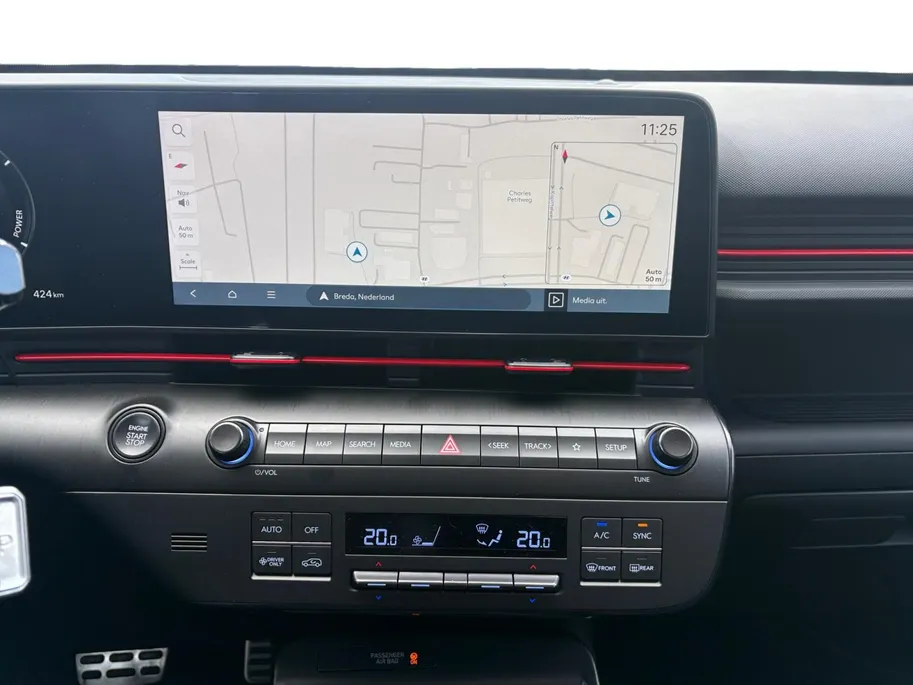 Hyundai Kona 1.6 GDI HEV Premium | Navi | 360 camera | Stoelverwarming en koeling