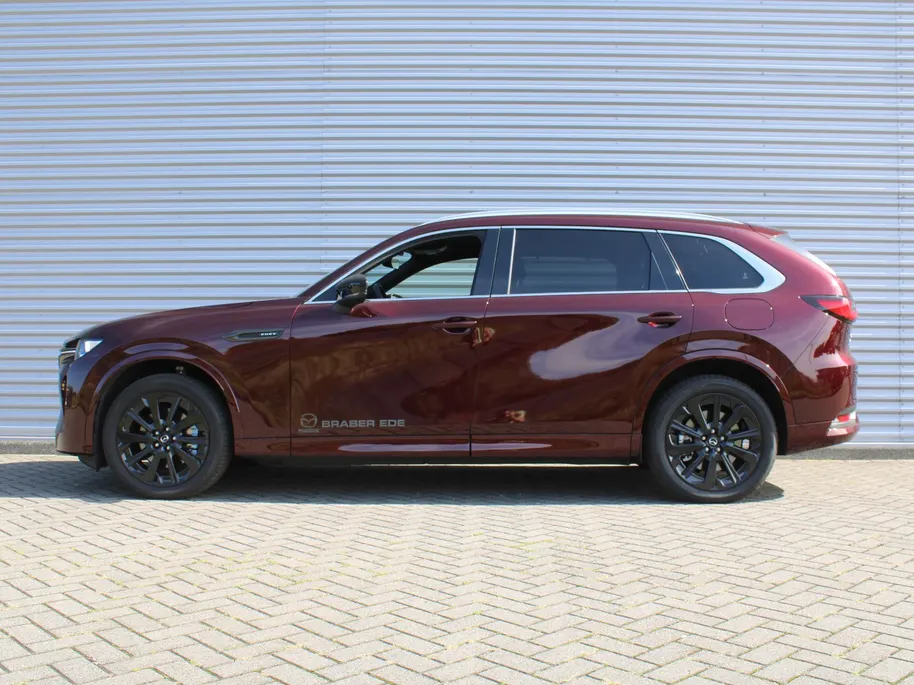 Mazda CX-80 2.5 e-SkyActiv PHEV Homura Plus | Stuur-/stoelverwarming+ventilatie | Schuifdak | Leer | HUD | Elek. stuur-/stoelverstelling | Camera rondom | 20' LM |