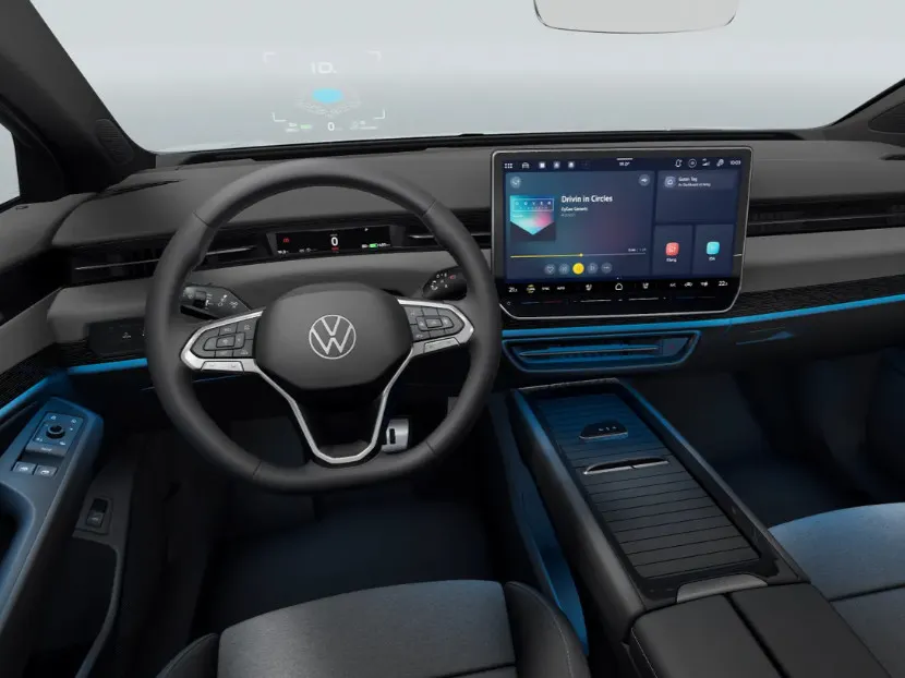 Volkswagen ID.7 Limited Edition 59 kWh accu, 204 PK · Achteruitrijcamera · Draadloze telefoonlader · Sfeerverlichting · Rondomzichtcamera · Voorraad OUTLET · Prijs is inclusief inruilpremie ·