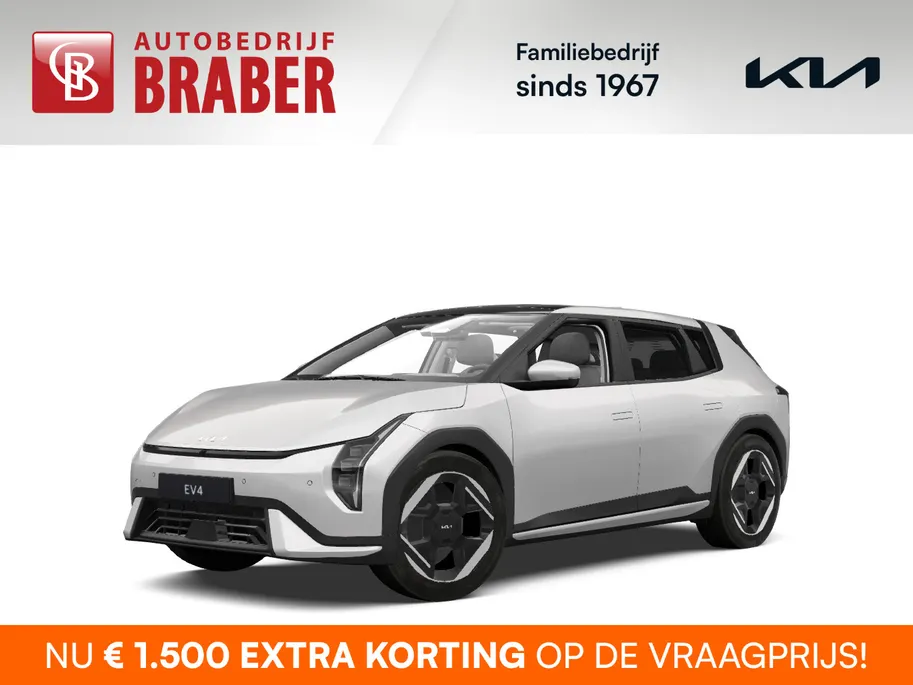 Kia EV4 Plus Advanced 81.4 kWh | Nieuw | Direct leverbaar | Actieradius tot 594 km (WLTP) | 18% bijtelling | Tot € 3.000 inruilvoordeel bij aanschaf |