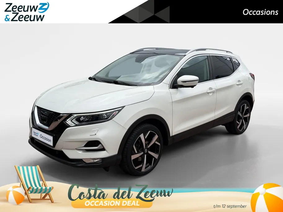 Nissan QASHQAI 1.2 Tekna + | Zeer compleet | Panoramadak | 360 graden camera | Lederen bekleding | BOSE audio | 12 maanden BOVAG garantie |