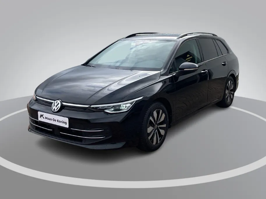 Volkswagen Golf Variant 1.5eTSI/150PK Goal DSG · Navigatie · Trekhaak · 360°Camera + Parkeersensoren · Stoelverwarming · Garantie t/m 23-06-2027