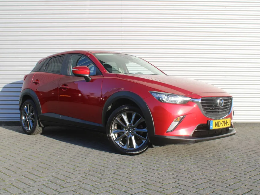 Mazda CX-3 2.0 SkyActiv-G 120 SkyLease+ | Stoelverwarming | Navi | Clima | Cruise | Parkeersensor achter | 18' LM | Dealeronderhouden | Gespecialiseerd in Mazda | Voorheen Mazda dealer |