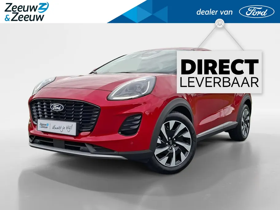 Ford Puma 1.0 EcoBoost Hybrid Titanium | !gratis upgrade naar automaat! | Winterpack | Camera | Apple Carplay&Android Auto | Led koplampen | Climate Control | Cruisecontrol |