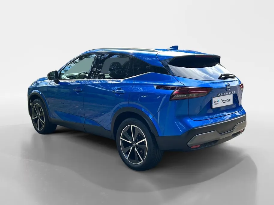 Nissan QASHQAI 1.3 MHEV Tekna Apple Carplay/Android Auto , navigatiesysteem full map , elektrisch bedienbare achterklep met sensorsturing, panoramadak , cruise control adaptief , lichtmetalen velgen 19'