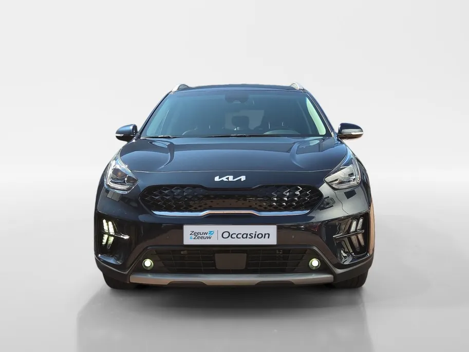 Kia Niro 1.6i Hybrid ExecutiveLine | Automaat | 1e Eigenaar | Dealer onderhouden | JBL | Schuif-/kanteldak | Cruise Control Adaptief | Leder | Stoelverwarming en verkoling | LM Velgen | Carplay | Camera | FabriekGarantie tot 2032