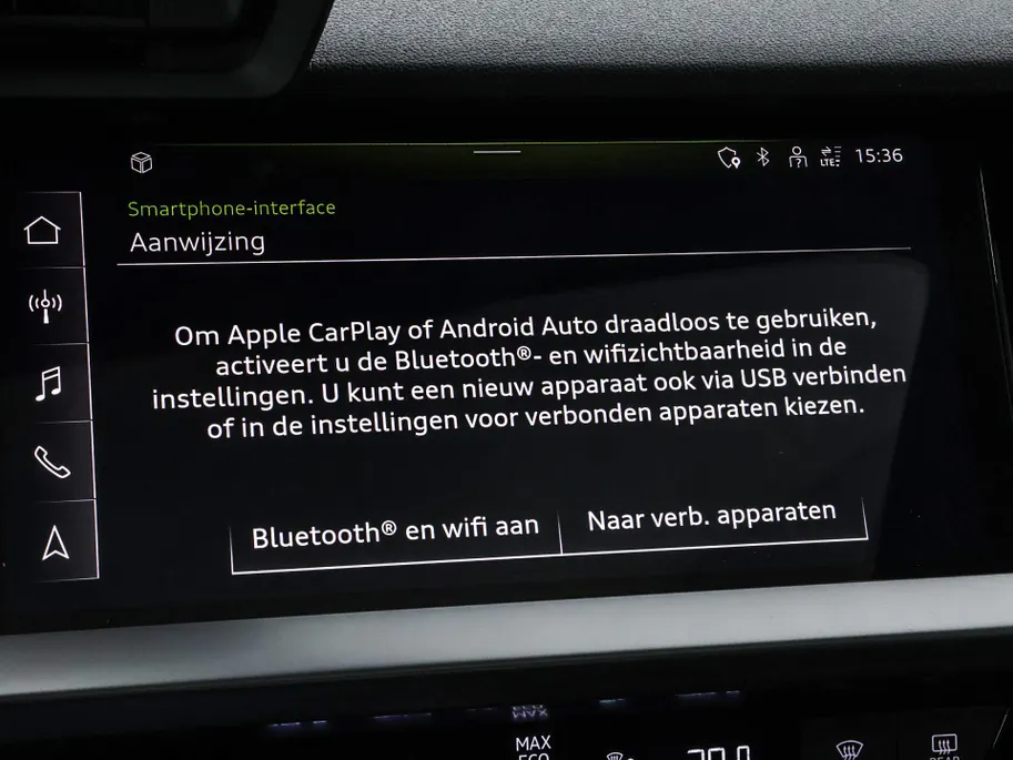 Audi A3 Sportback 40 TFSIe 204pk S-tronic S Edition · Panoramadak · Apple/Android Car Play · Lederen Bekleding · Cruise Control · Navigatie · Stoelverwarming · P-Sensoren · 17'' Inch ·