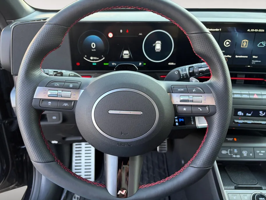 Hyundai Kona 1.6 GDI HEV N Line | Als nieuw !| Suede bekleding | BOSE audio | NU Rijklaarprijs! Incl.garantie, APK, Onderhoudsbeurt etc!