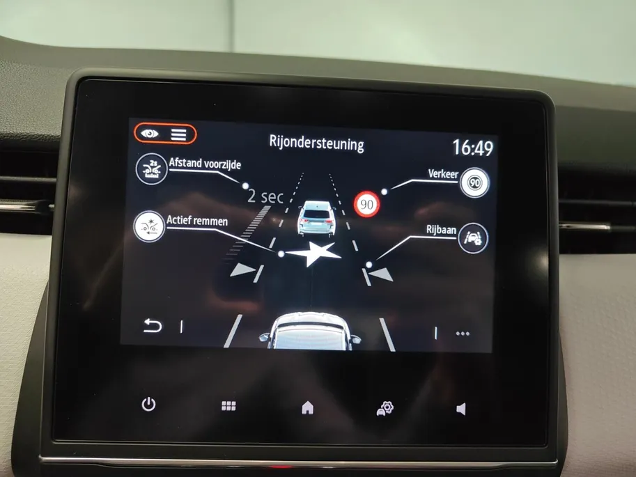 Renault Clio 1.6 E-Tech Hybrid 145 Techno AUTOMAAT NAVI AIRCO APPLE CARPLAY ANDROID AUTO CRUISE CONTROLE LM VELGEN PARKEERSENSOREN ZEER MOOIE AUTO