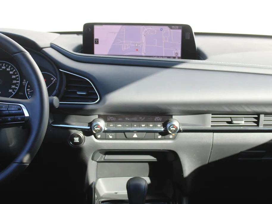 Mazda CX-30 2.5 e-SkyActiv-G M Hybrid Exc-l Bns Edition | Stuur-/stoelverwarming | 360 Camera | HUD | 18' LM | Dodehoek detectie | Cruise adapt. | LED |