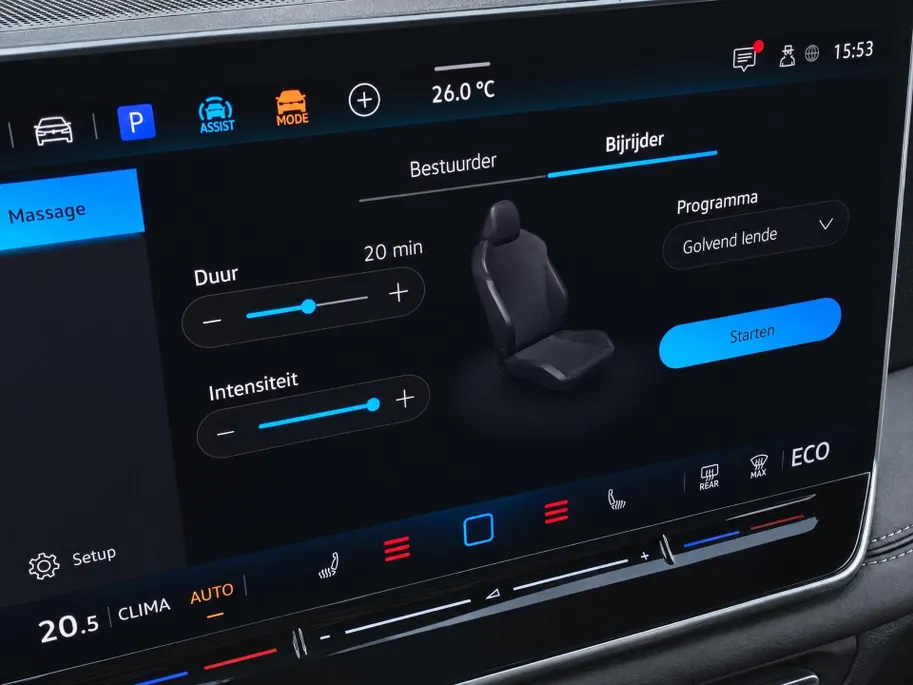 Volkswagen Tiguan 1.5eHybrid 200kW/272PK R-Line · Panoramadak · Trekhaak · 360°Camera + Parkeersensoren · Garantie t/m 20-07-2030 of 100000km.