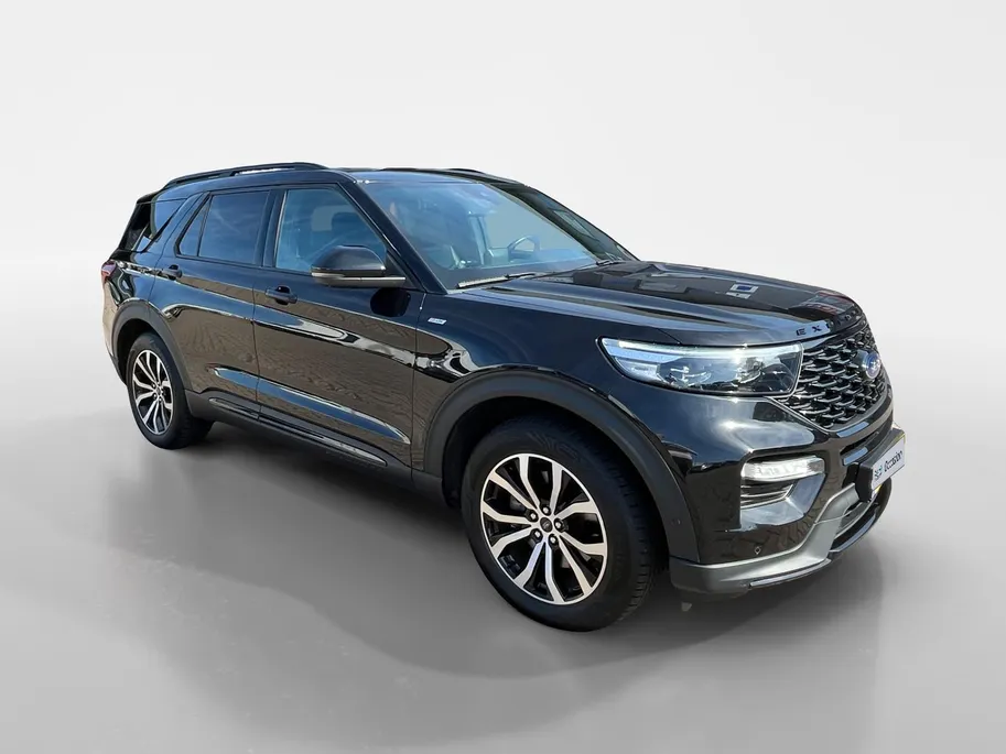 Ford Explorer 3.0 V6 EcoBoost PHEV ST-Line 7p. | Dealer Onderhouden | Panoramadak | 360 Graden Camera | All Season Banden | Elektrische Achterklep | Adapt. Cruise Control | BLISS | Winterpakket | Navigatie |