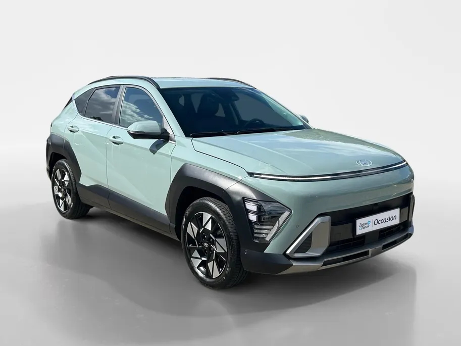 Hyundai Kona 1.6 GDI HEV Premium | Elek. stoelverstelling | Leder | Stoelverwarming en koeling