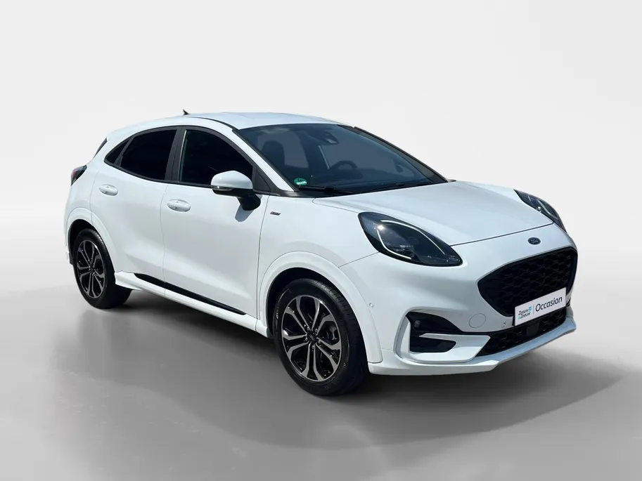 Ford Puma 1.0 EcoBoost Hybrid ST-Line | Dealer onderhouden  | NL auto | Winter pack | Cruise control | Parkeersensoren voor en achter | Achteruitrijcamera | Navigatie | Apple carplay & Android auto | 17' lichtmetalen velgen | Draadloos opladen mobiel | Bovag garant
