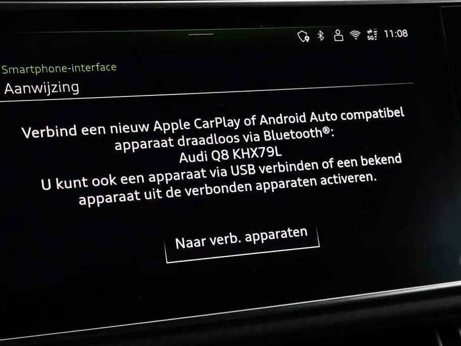Audi Q8 55 TFSI e quattro Pro Line S 394 PK · 22' LM Velgen · Glazen panorama dak · B&O Premium 3D · Assist. plus, remote park · Stoelventilatie + Massage · Trekhaak · Servosluiting