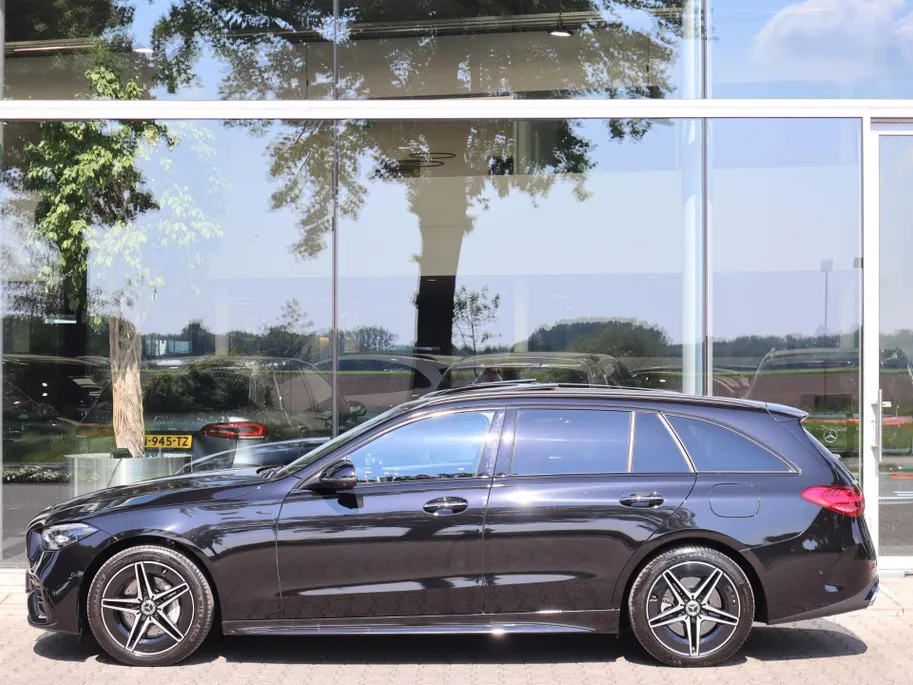 Mercedes-Benz C-Klasse Estate 300 e AMG Line l Trekhaak l Panoramadak l stoelverwarming l Leder