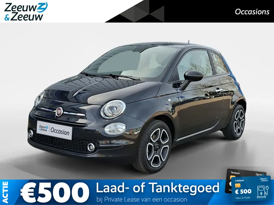Fiat 500 Club | 1.0 Hybrid | Tech Pack | airco (automatisch) | Apple Carplay / Android Auto | Regensensor | 12 maanden Bovag garantie