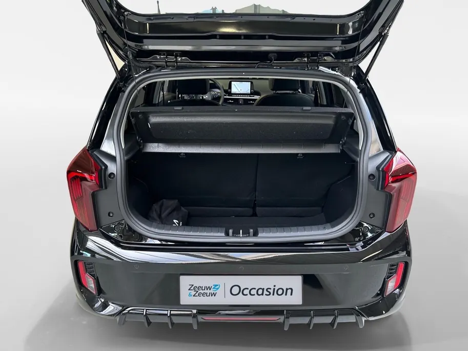Kia Picanto 1.0 DPI GT-Line Automaat | Apple Carplay / Android Auto | Navigatiesysteem | Stoel + Stuurverwarming | Elektrisch Bedienbaar Schuif / Kanteldak | Parkeersensoren + Camera Achter | Cruise Control | Dodehoekdetectie + Correctie | Lichtsensor | 16'Lichtmetal