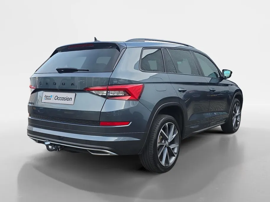Škoda Kodiaq 1.5 TSI Sportline Business 7p. | Goed onderhouden! | Panoramadak | Trekhaak | Achteruitrijcamera | Elektr. Stoelen | 20'' velgen | 12 maanden garantie