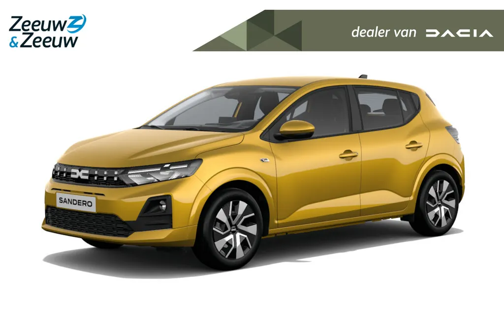 Dacia Sandero Eco-G 120 limited edition | Nu met € 450,- Zeeuw en Zeeuw actiekorting | financier tegen slechts 2,9% met Dacia Relaxplan