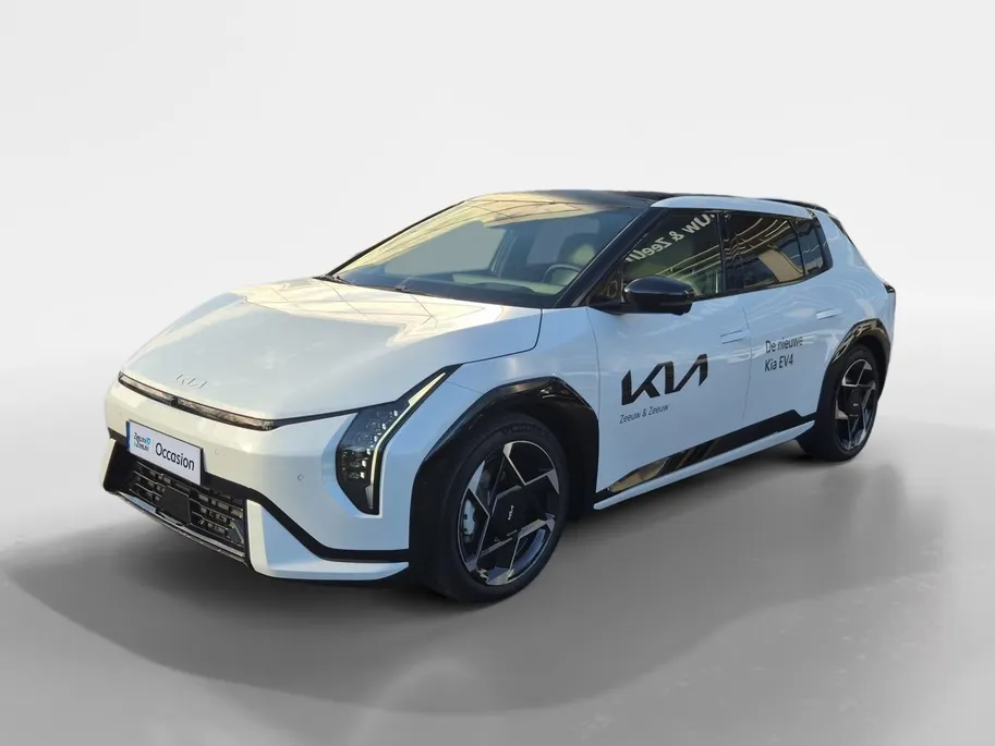 Kia EV4 GT-PlusLine 81.4 kWh | Climate Control | 360 Graden Camera | Memory Stoelen | Stoelverwarming | Stuurverwarming | Stoelventilatie | Open Dak | Navigatie | Elektrische Achterklep | DEMO |