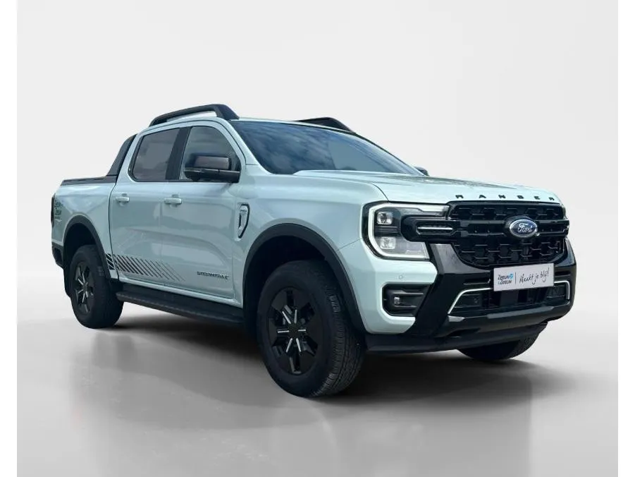 Ford Ranger Stormtrak 2.3 PHEV 279pk 10-traps automaat | 5 persoons | GRIJS kenteken | Nu rente actie 0,99% op financial lease | Trekhaak | Leder | Automatische airco (Virtuele voorraad! Betreft landelijke voorraadauto)
