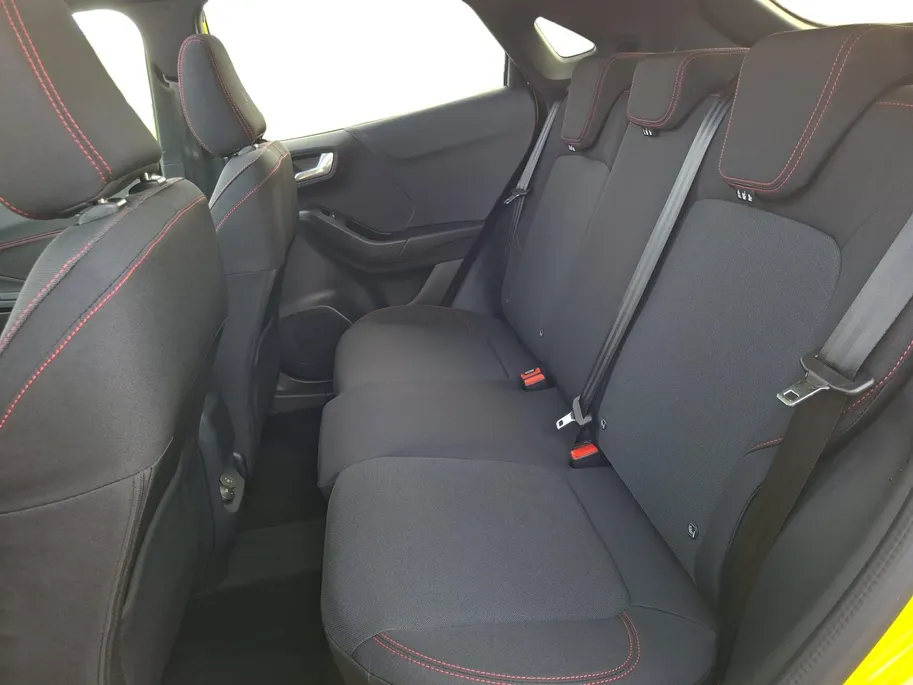 Ford Puma 1.0 EcoBoost Hybrid ST-Line | 5.000,- Ready Set Ford Bonus | Gratis automaat t.w.v. 1.500,-! | Panoramadak | Camera | Navigatie | Comfortpack | El. Achterklep | Keyless entry&start | Climate Control | Apple Carplay&Android Auto | Nieuw te bestellen! |