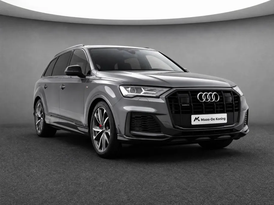 Audi Q7 60 TFSIe 462pk S-tronic Quattro Pro Line S Comp. · 360 Camera · Leder Valcona · Inklap. Trekhaak · B&O Sound · Keyless · Elek. Stoelen + Geheugen Bestuurder ·